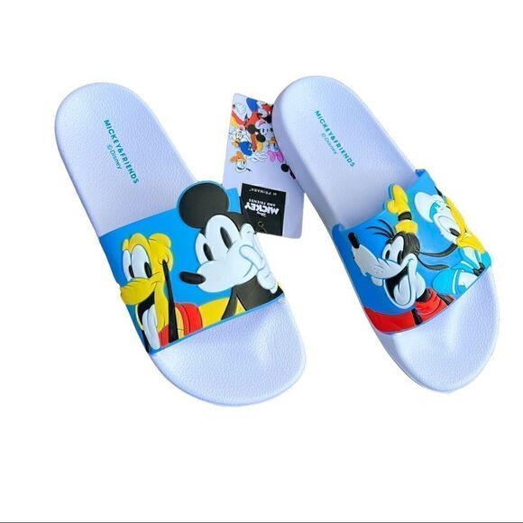 Disney Mickey and Friends white/Blue Sandal shoe - Picture 11 of 13